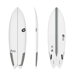 Torq Surfboard Wellenreiter TEC Fish White (co)
