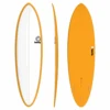 Surfboard TORQ Epoxy TET 6.8 Funboard White Orange