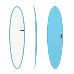 Surfboard TORQ Epoxy TET 7.2 Funboard Blue Pinline
