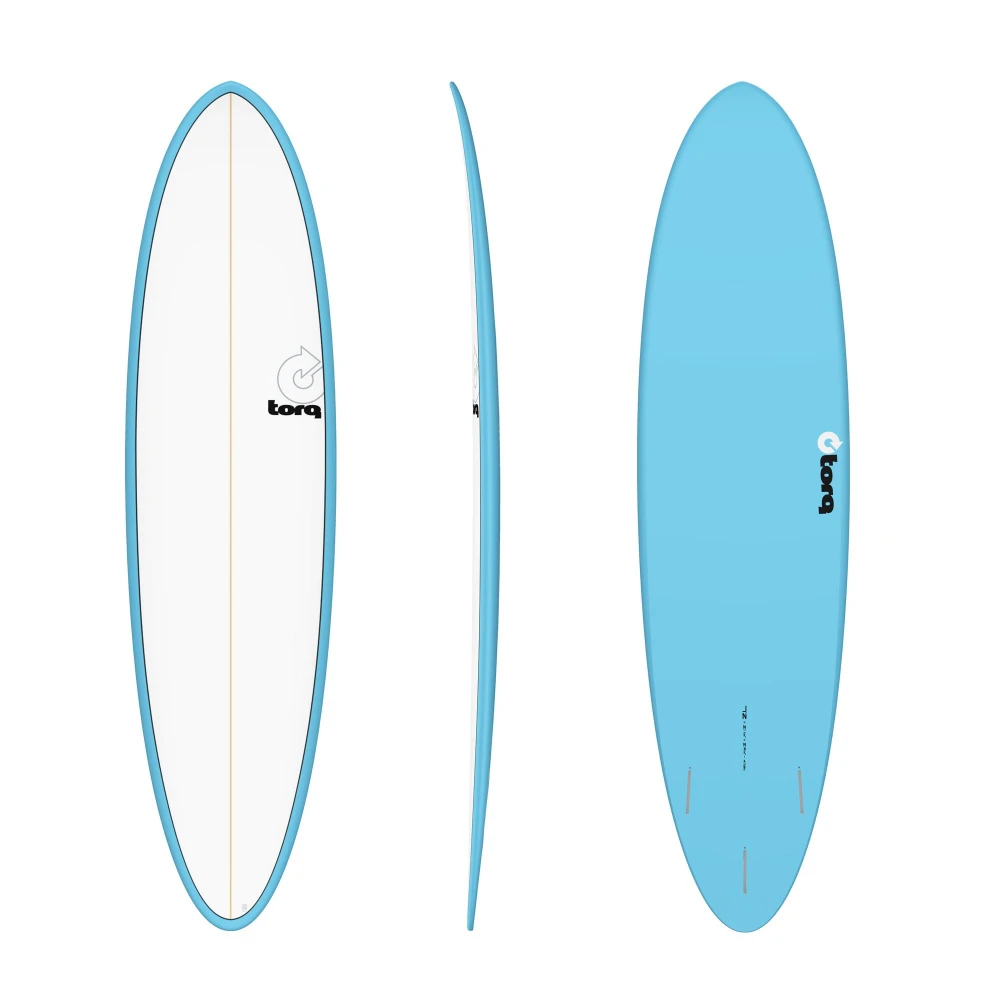 Surfboard TORQ Epoxy TET 7.2 Funboard Blue Pinline 3 Surfboard TORQ Epoxy TET 7.2 Funboard Blue Pinline