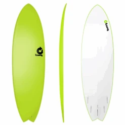 Surfboard TORQ Softboard 6.3 Fish Grün